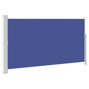 vidaXL Auvent latéral rétractable de patio 170x300 cm Bleu
