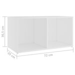 vidaXL Meubles TV 4 Pièces Blanc 72x35x36 5 cm Bois d'ingénierie
