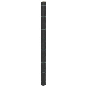 vidaXL Membrane anti-mauvaises herbes noir 1 5x100 m PP