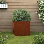 vidaXL Jardinière 32x30x29 cm acier corten