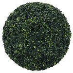 vidaXL Boules de buis artificielles avec lumières LED 2 Pièces vert 52 cm