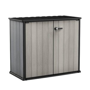 Keter armoire de rangement de jardin patio store gris