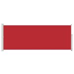 vidaXL Auvent latéral rétractable de patio 180x500 cm Rouge