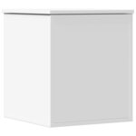 vidaXL Boîte de rangement blanc 40x42x46 cm bois d'ingénierie