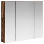 vidaXL Armoire Miroir de Salle de Bain Bois ancien 80 x 14.5 x 70 cm
