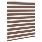 vidaXL Store zèbre marron 135x150cm largeur du tissu 130 9cm polyester