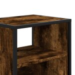 vidaXL Tables de chevet murales 2 Pièces Chêne fumé 40x31x39 5 cm
