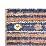 Vidaxl tapis bleu et orange 160x230 cm pp