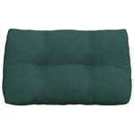 vidaXL Coussin de Dos Vert foncé 80 x 24 x 50 cm tissu