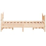 vidaXL Cadre de lit sans matelas 120x200 cm bois de pin massif