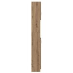 vidaXL Meuble de salle de bain Chêne artisanal 32x25 5x190 cm Bois d'ingénierie