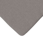 vidaXL Coussins de siège 4 Pièces Taupe 40 x 40 x 3 cm tissu