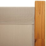 vidaXL Cloison de séparation 6 panneaux taupe 420x180 cm