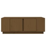 vidaXL Table basse Marron miel 110x50x40 cm Bois massif de pin