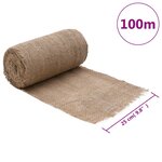 vidaXL Rouleau de jute 0 25x100 m 100 jute 200 g/m²
