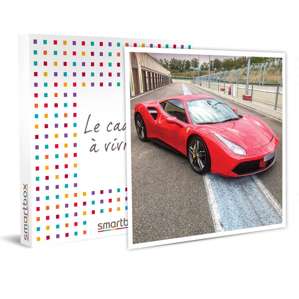 SMARTBOX - Coffret Cadeau - Pilotage : 2 tours en Ferrari 488 GTB sur circuit à Biltzheim