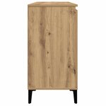 vidaXL Buffet chêne artisanal 102x35x70 cm bois d'ingénierie