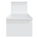 vidaXL Meuble TV Blanc 180x30x43 cm Aggloméré