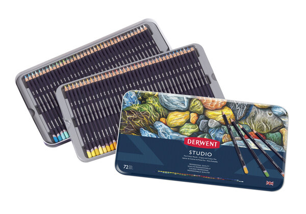 Crayons de couleur derwent studio boite x72