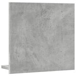 vidaXL Armoire à miroir de salle de bain gris béton bois d'ingénierie