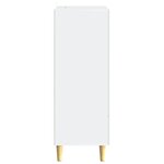 vidaXL Buffet Blanc 66 x 34 5 x 95 cm Bois d'ingénierie