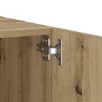 vidaXL Table de chevet chêne artisanal 100x35x40 cm bois d’ingénierie