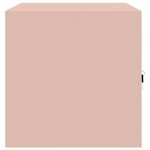 vidaXL Armoire de rangement Rose 80 x 40 x 40 cm Acier