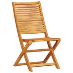 Set de bistro pliant 3 pièces en acacia