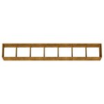 vidaXL Lit surélevé de jardin 280x40x40 cm acier corten