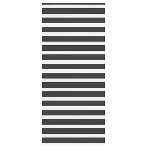 vidaXL Store zèbre noir 95x200 cm largeur du tissu 90 9 cm polyester