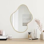 vidaXL Miroir mural Doré 50x40 cm