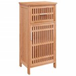vidaXL Ensemble de meubles de salle de bain 3 Pièces Bois massif de noyer
