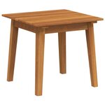 vidaXL Ensemble de repas extérieur Marron Bois d'Acacia Massif