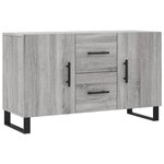vidaXL Buffet sonoma gris 100x36x60 cm bois d'ingénierie