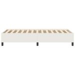 Lit à ressorts vidaXL Crème 90x200 cm en tissu corduroy