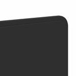 vidaXL Tête de lit Chêne noir 150 cm Bois d'ingénierie
