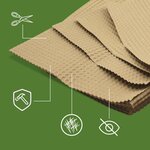 Pack and Move - Lot 20 Intercalaires Carton Séparation Assiettes - 29.5 X 29.5 CM - Plaque carton - Protection Vaisselle Déménagement et Stockage