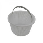 Panier rond pour skimmer de piscine - Diam 20.3 cm - Blanc