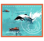 Bloc 2 timbres TAAF - Zodiac Commerson à Kerguelen