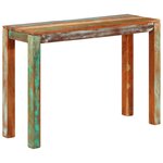 vidaXL Table console 110x35x76 cm Bois de récupération massif