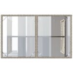 vidaXL Table de jardin et dessus en verre gris clair 110x68x70cm rotin