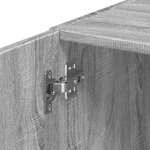 vidaXL Armoire murale sonoma gris 40x42 5x40 cm bois d'ingénierie