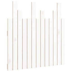 vidaXL Tête de lit murale Blanc 82 5x3x80 cm Bois massif de pin