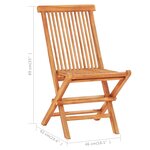 vidaXL Ensemble de bistro 3 Pièces avec coussins bleu clair Bois de teck