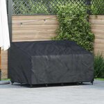 vidaXL Housse de banc de jardin Noir 160 x 100 x 61 / 89 cm Tissu 420D