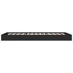 vidaXL Cadre de lit sans matelas noir 75x190 cm bois ingénierie