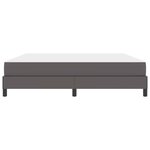 vidaXL Lit avec matelas Gris 180 x 200 cm Faux cuir