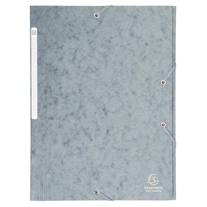 Chemise À Élastiques Maxi Capacity Carte Lustrée 425gm2 - A4 - Gris - X 25 - Exacompta