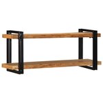 vidaXL Étagère murale 110x33x45 cm bois massif d'acacia