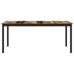 vidaXL Table de salle à manger / Table de repas Bois d'ingénierie